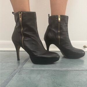 Black Ankle Booties - Vince Camuto